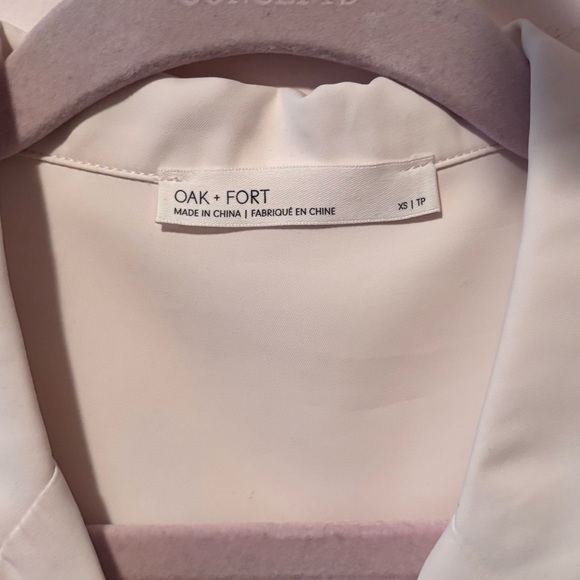 OAK + FORT CROPPED COLLARED BLOUS 🐇 - Picture 6 of 8